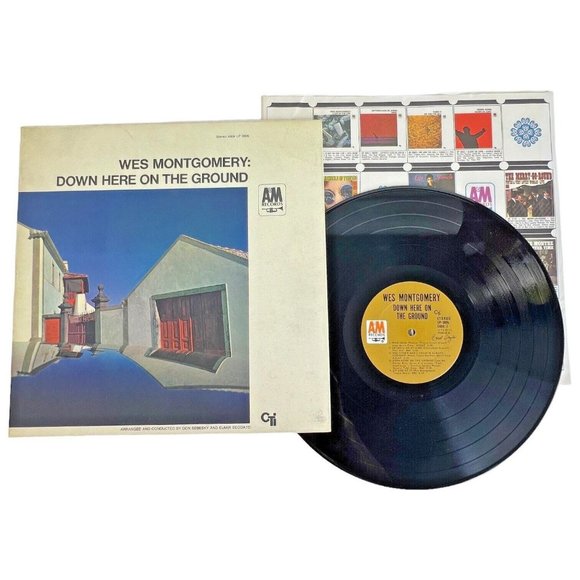 WES MONTGOMERY Down Here On The Ground Vinyl LP A&M Record Album VG+ SP-3006 - Picture 1 of 9